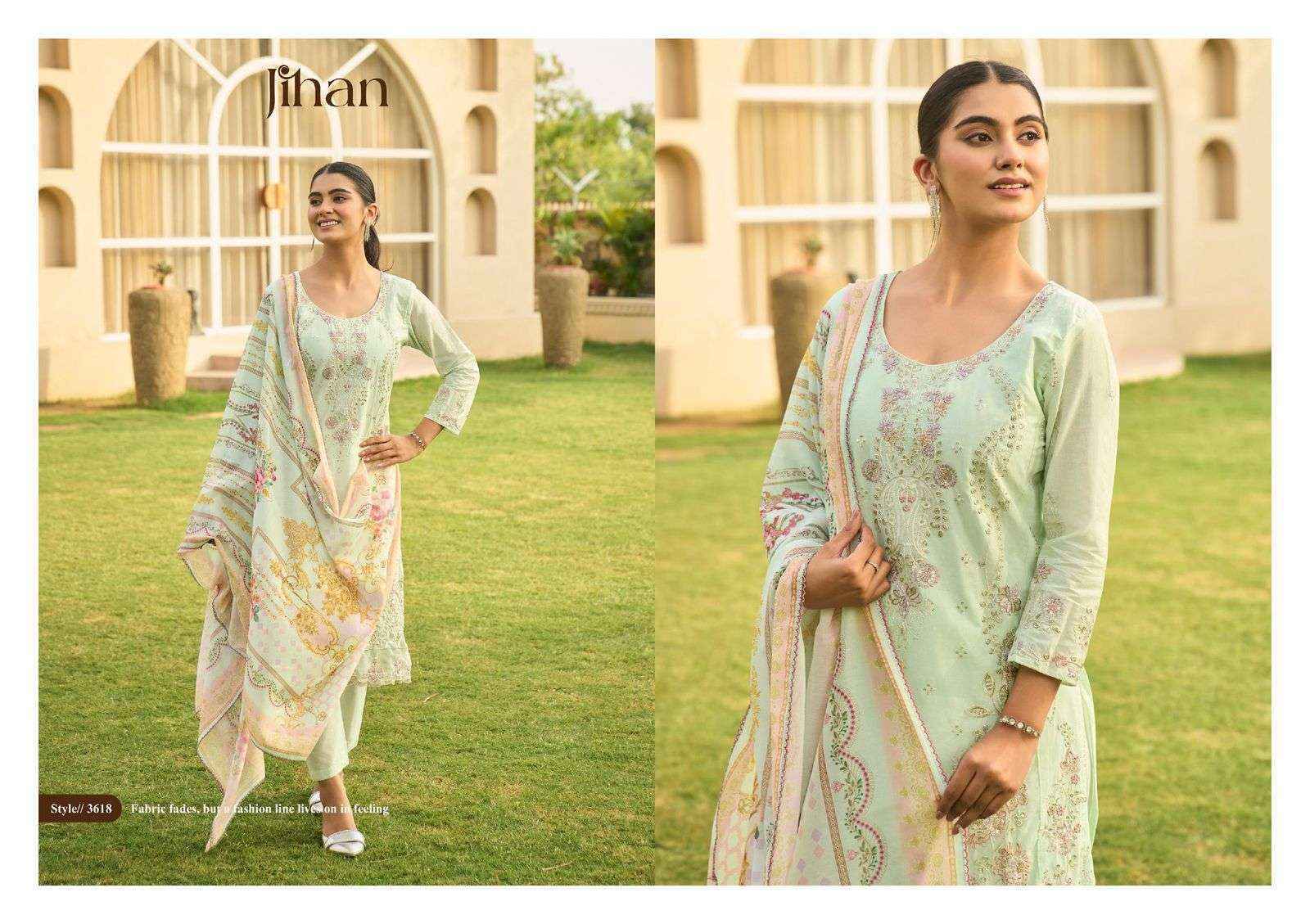Jihan Taskeen Vol 3 Cotton Dress Material 6 pcs Catalogue