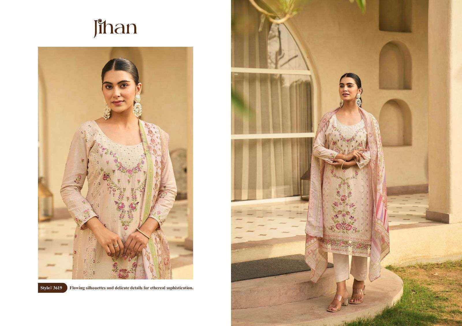 Jihan Taskeen Vol 3 Cotton Dress Material 6 pcs Catalogue