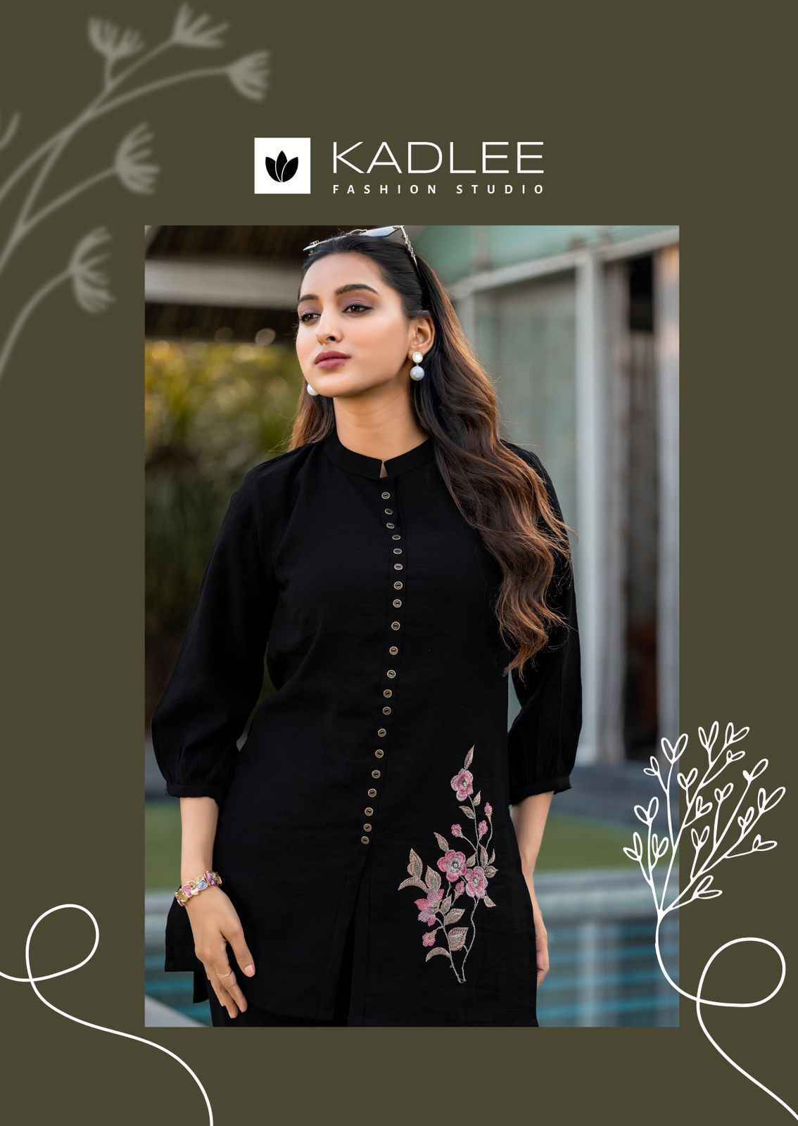 Kadlee Erina Viscouse Co Ord Set (6 pcs Catalogue)