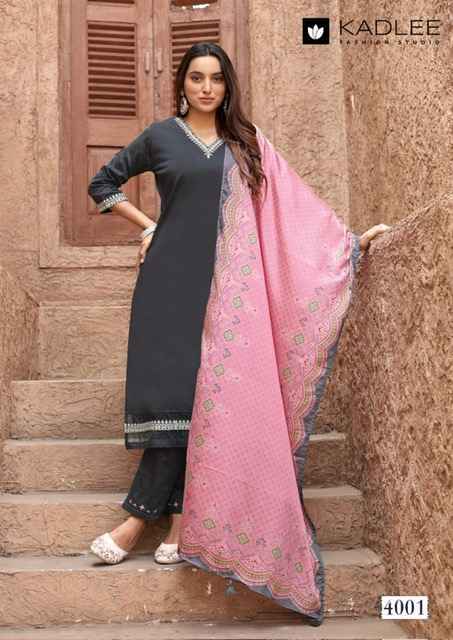 Kadlee Nakashi Cotton Readymade Suit (4 pcs Catalogue)