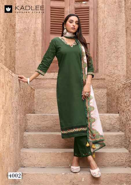 Kadlee Nakashi Cotton Readymade Suit (4 pcs Catalogue)