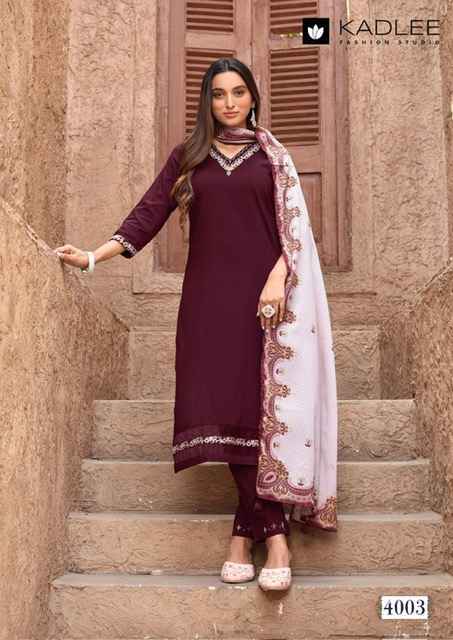 Kadlee Nakashi Cotton Readymade Suit (4 pcs Catalogue)