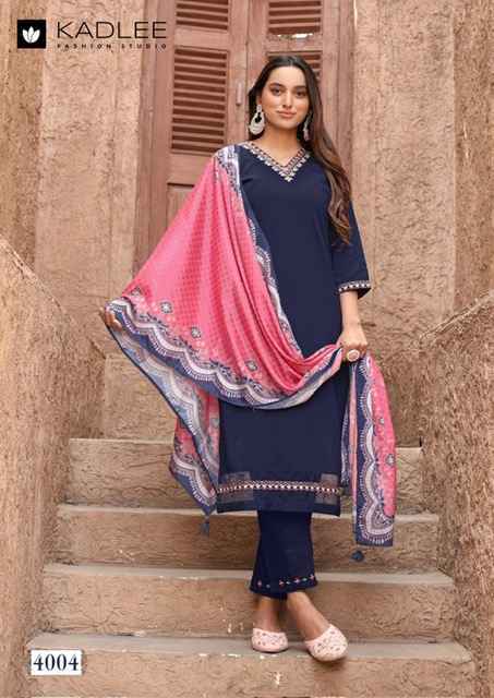 Kadlee Nakashi Cotton Readymade Suit (4 pcs Catalogue)
