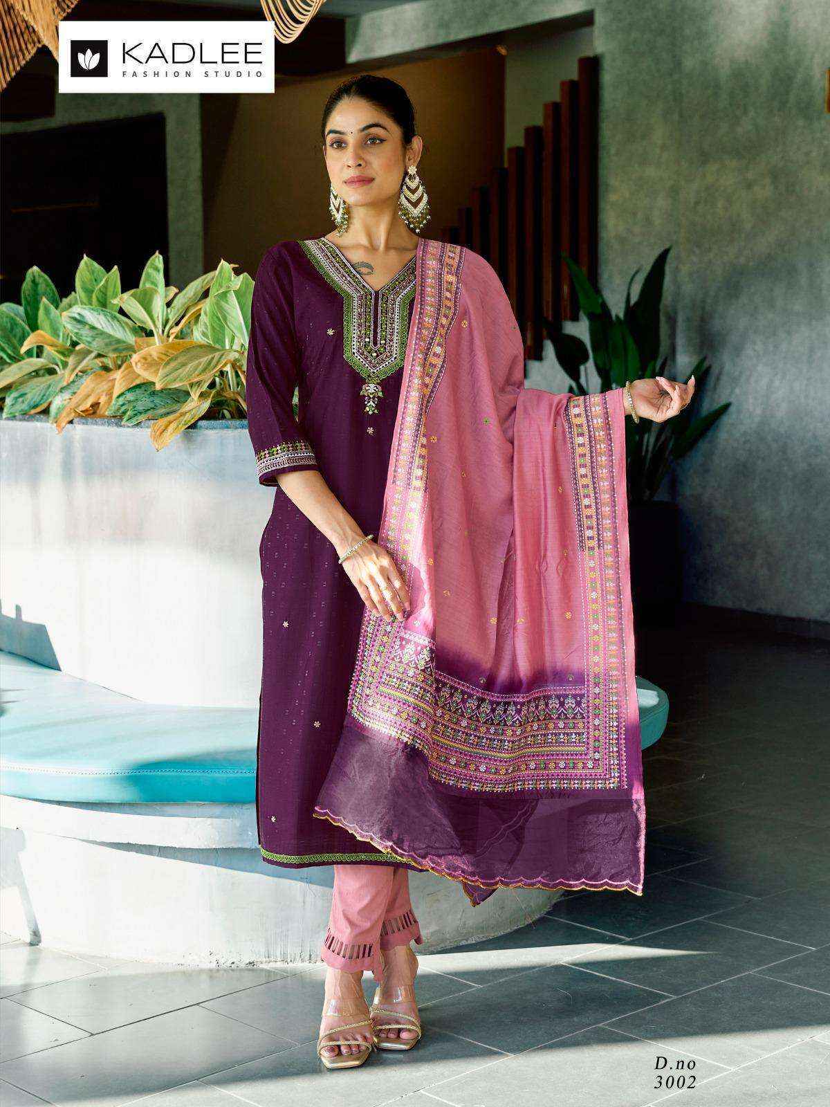 Kadlee Vardan Viscose Readymade Suit (4 pcs Catalogue)