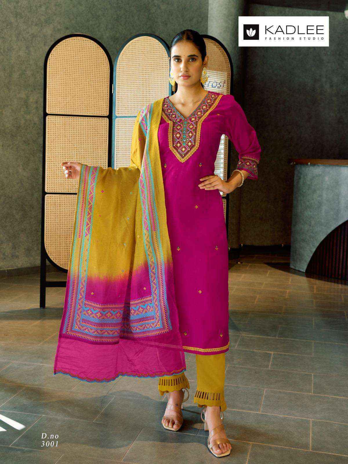 Kadlee Vardan Viscose Readymade Suit (4 pcs Catalogue)