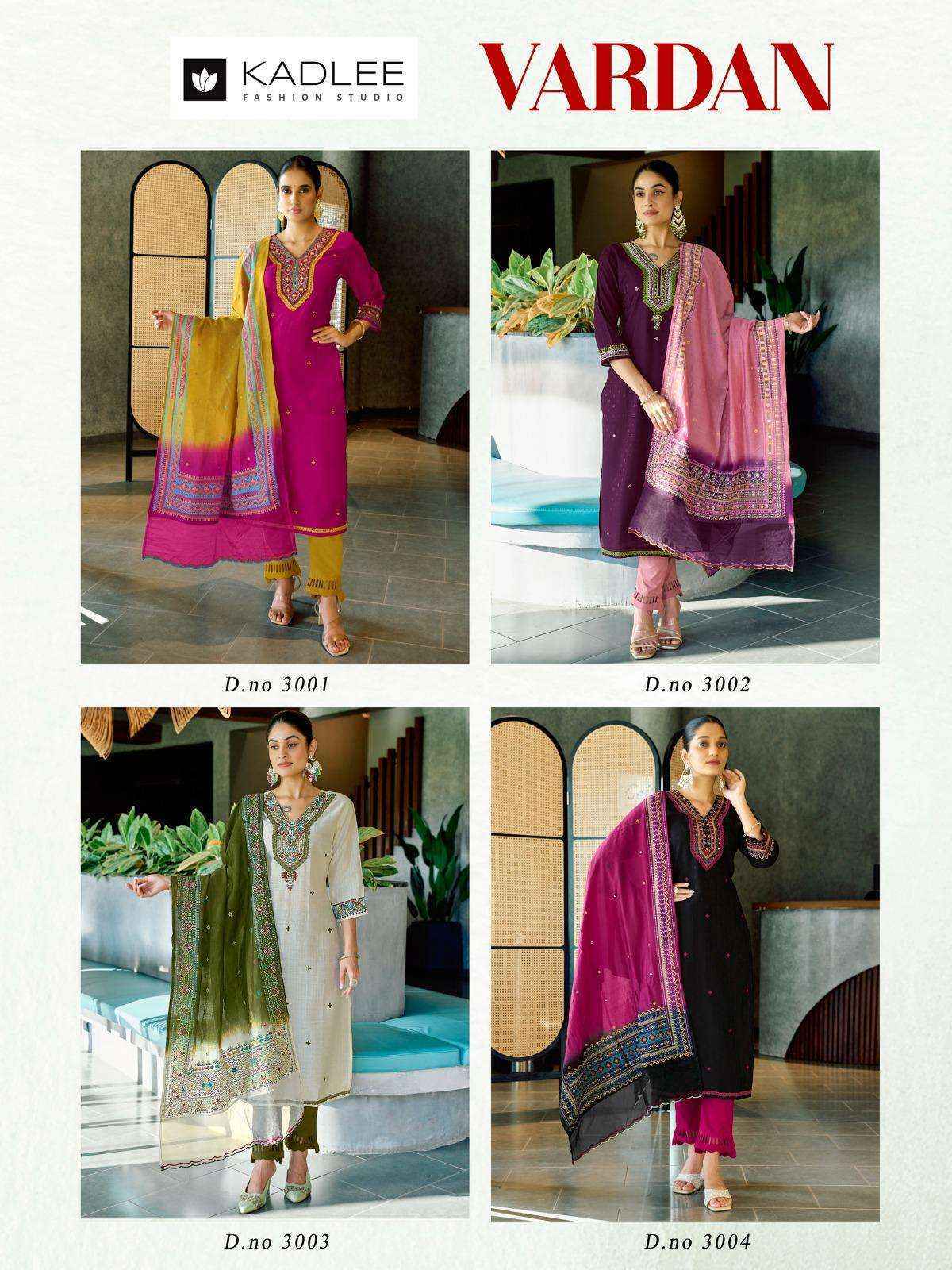 Kadlee Vardan Viscose Readymade Suit (4 pcs Catalogue)