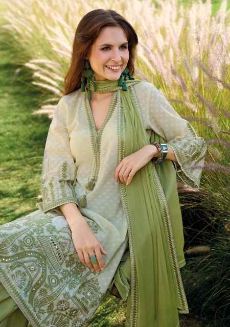 Kailee Fashion Sehra Cotton Readymade Suit (3 pcs Catalogue)