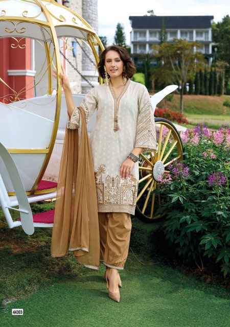Kailee Fashion Sehra Cotton Readymade Suit (3 pcs Catalogue)