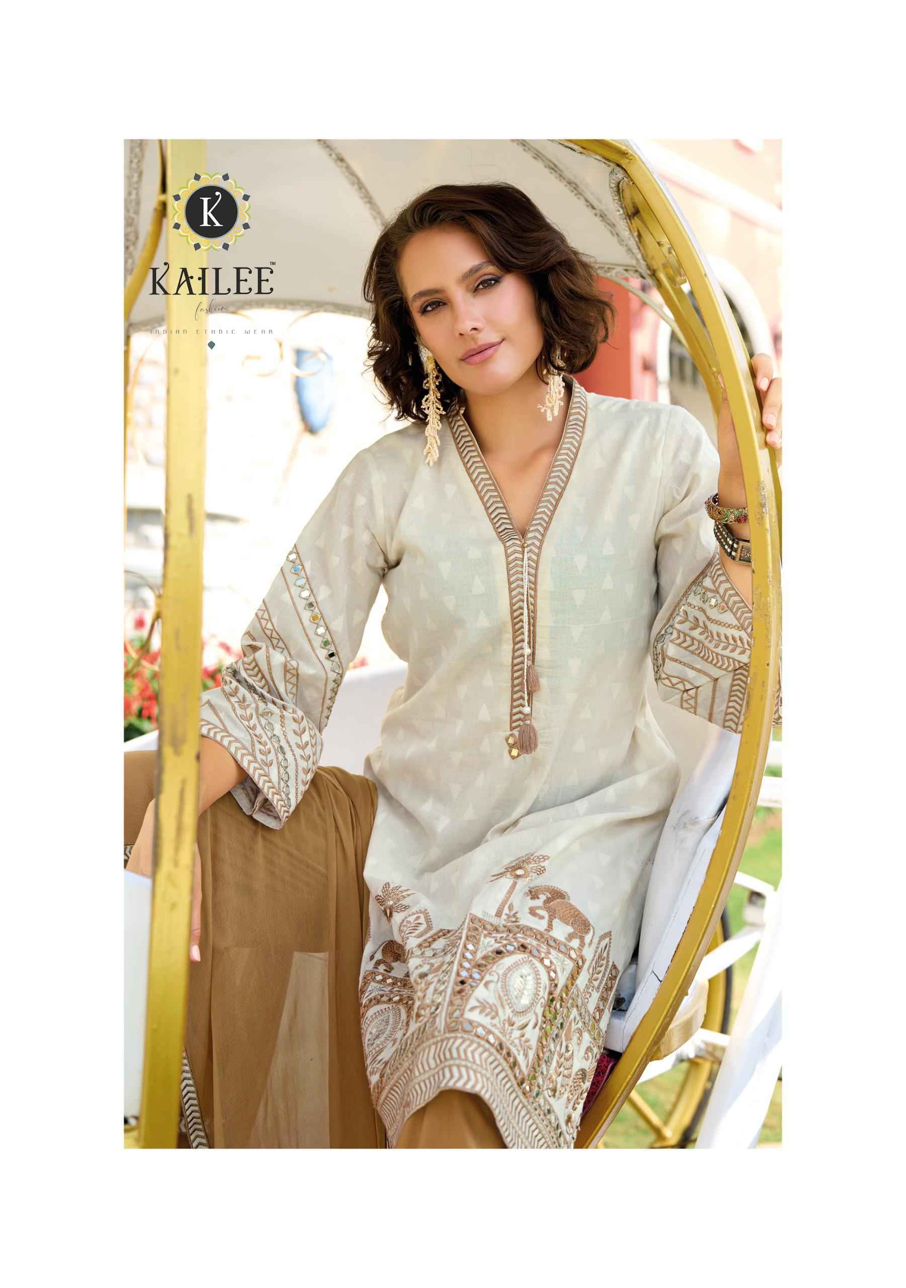 Kailee Fashion Sehra Cotton Readymade Suit (3 pcs Catalogue)