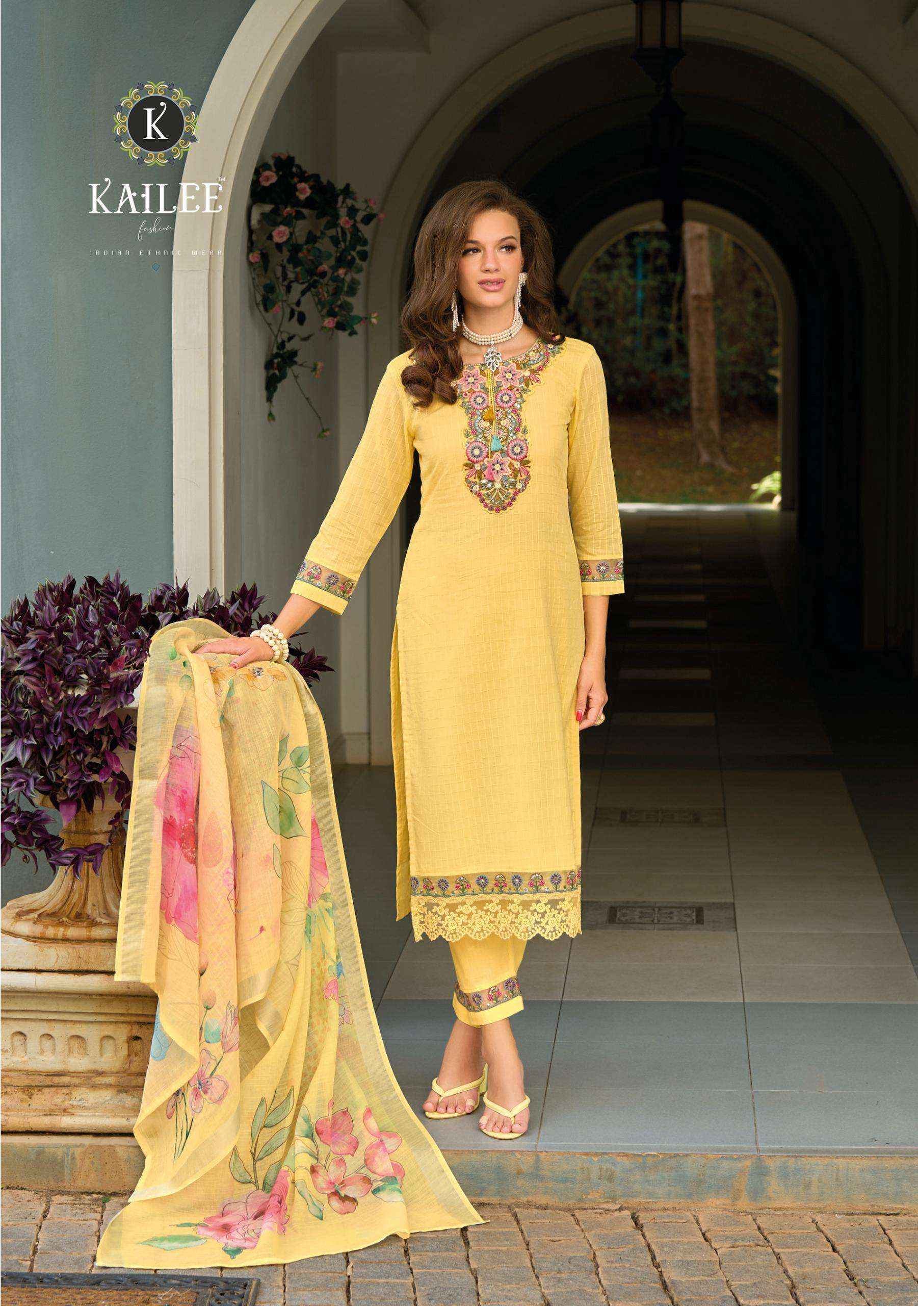 Kailee Fashion Summer Garden Vol 2 Cotton Kurti Combo 6 pcs Catalogue