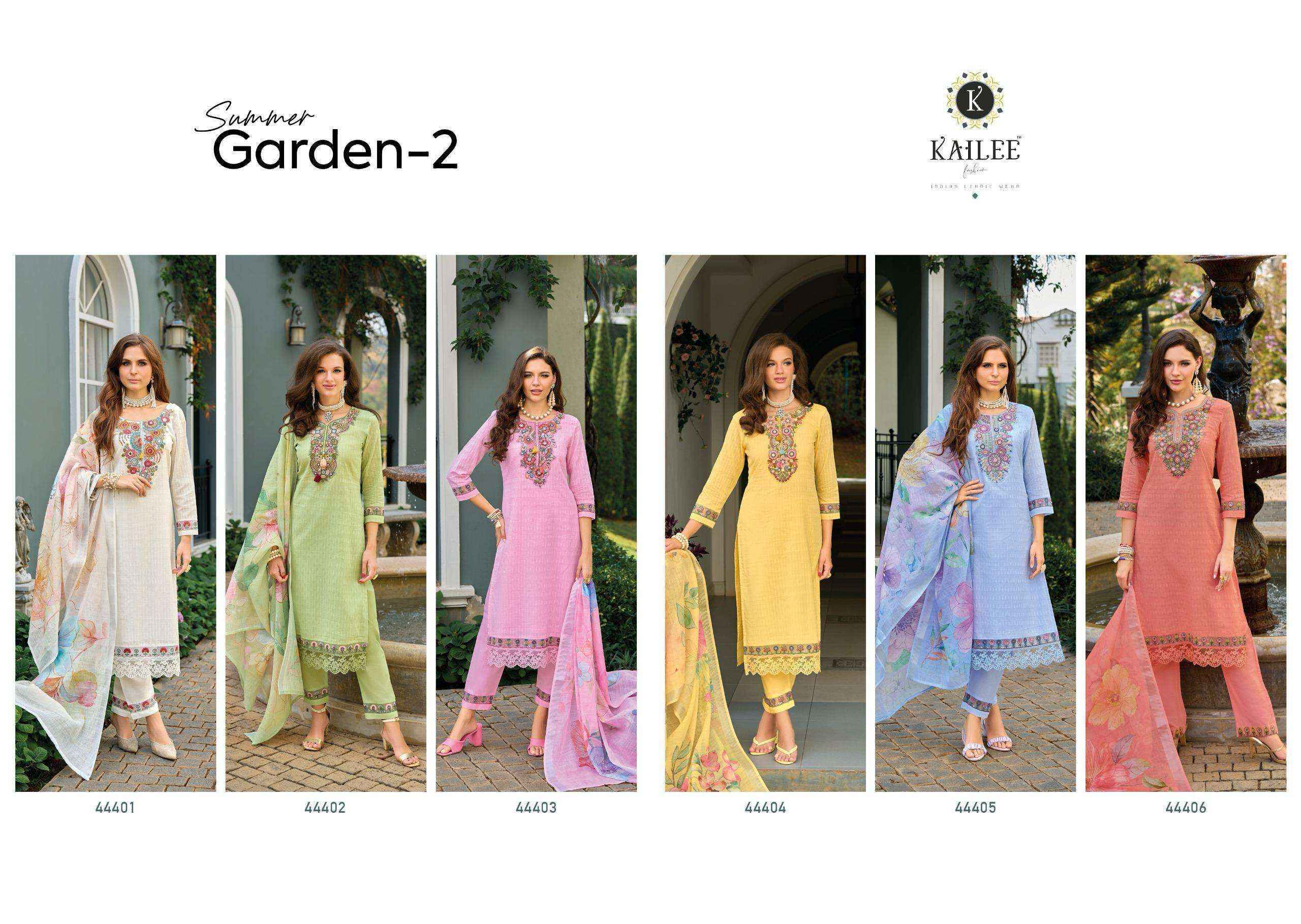 Kailee Fashion Summer Garden Vol 2 Cotton Kurti Combo 6 pcs Catalogue