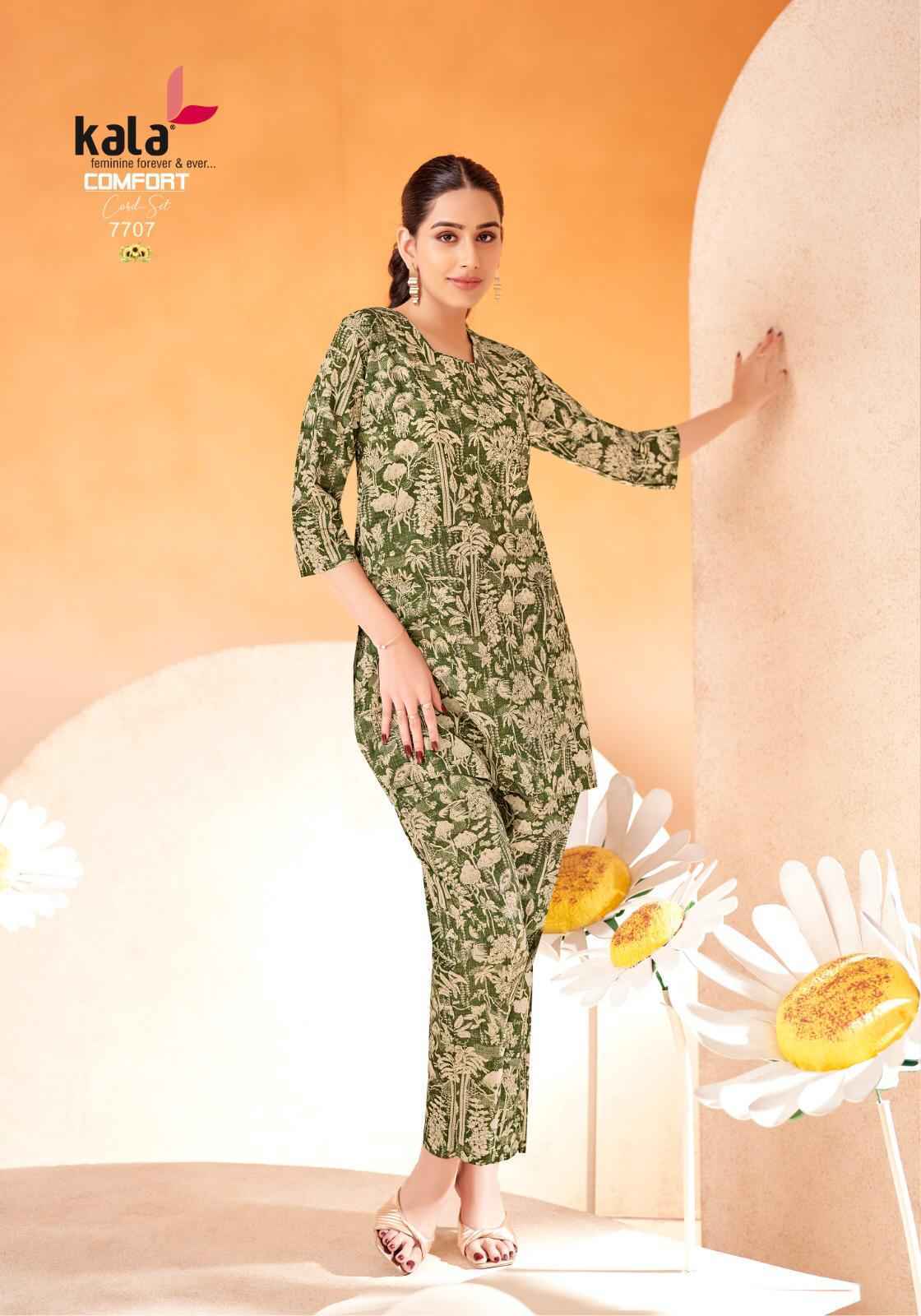 Kala Comfort Vol-2 Cotton Co Ord Set (12 pcs Catalogue)