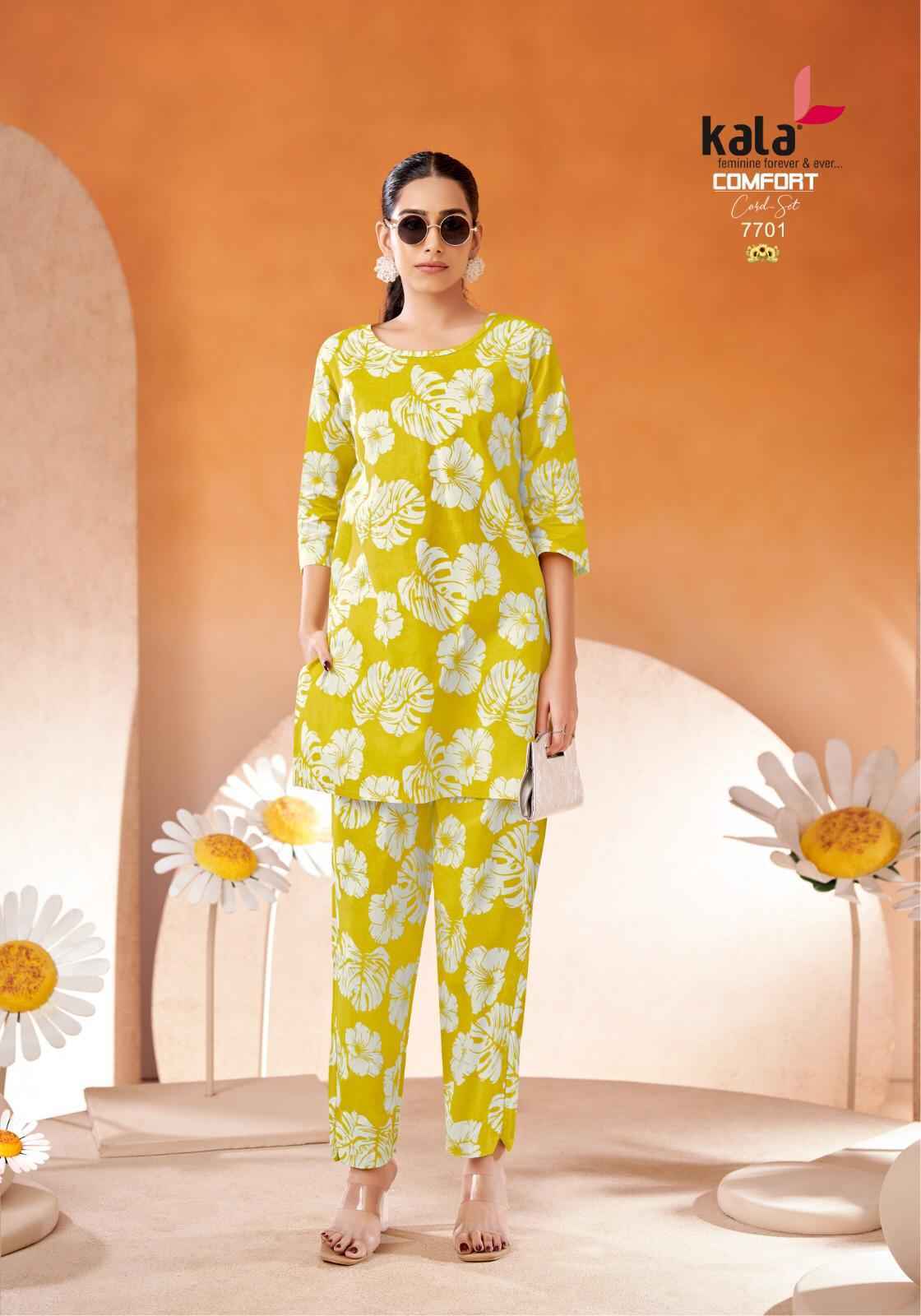 Kala Comfort Vol-2 Cotton Co Ord Set (12 pcs Catalogue)