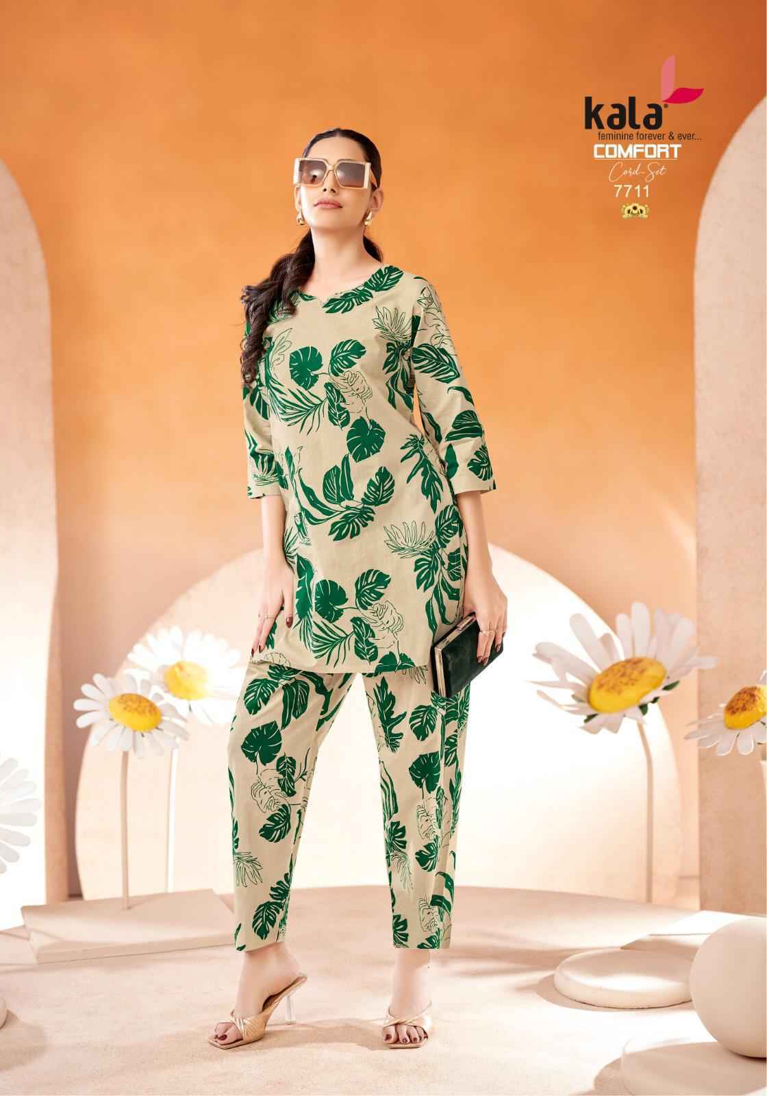 Kala Comfort Vol-2 Cotton Co Ord Set (12 pcs Catalogue)