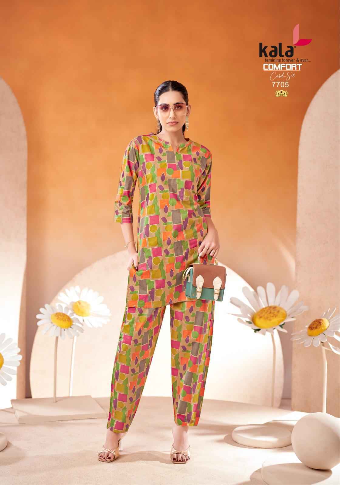 Kala Comfort Vol-2 Cotton Co Ord Set (12 pcs Catalogue)