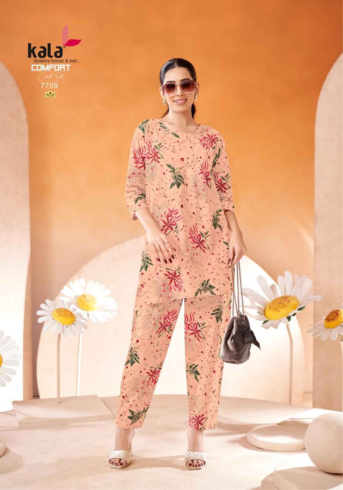 Kala Comfort Vol-2 Cotton Co Ord Set (12 pcs Catalogue)