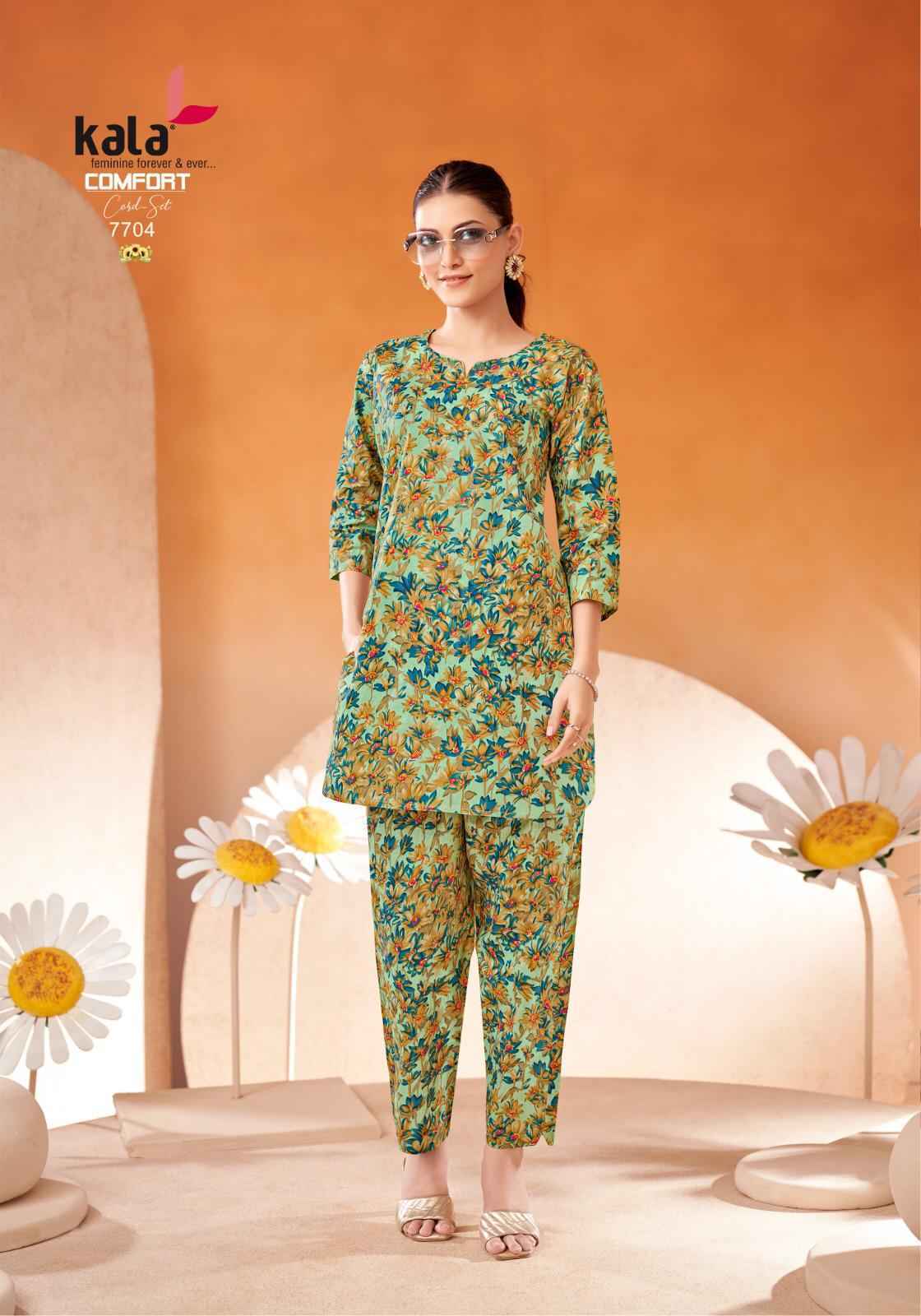 Kala Comfort Vol-2 Cotton Co Ord Set (12 pcs Catalogue)