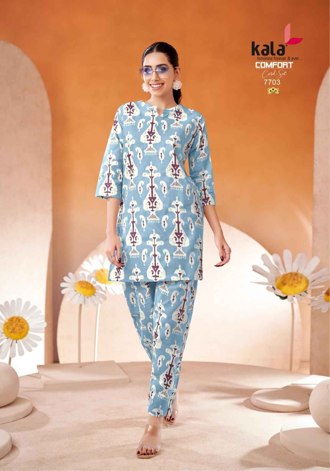 Kala Comfort Vol-2 Cotton Co Ord Set (12 pcs Catalogue)