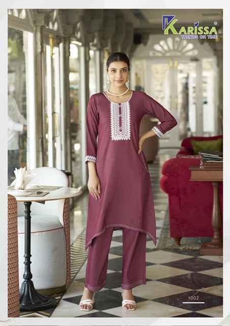 Karissa Aditi Denim Co Ord Set (4 pcs Catalogue)
