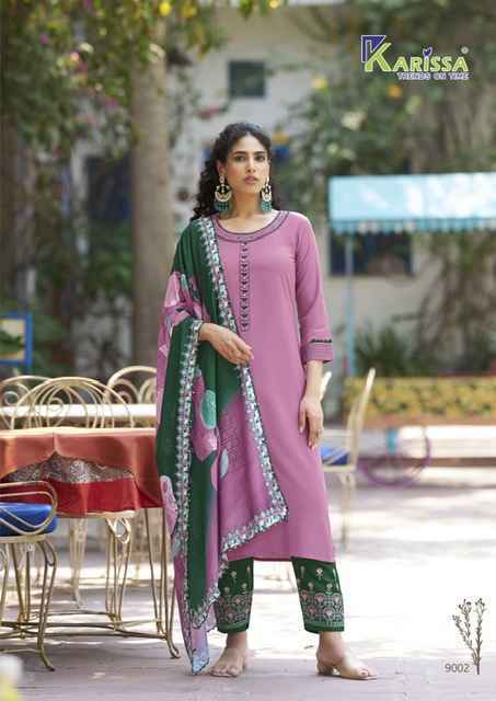 Karissa Vidisha Vol-9 Rayon Readymade Suit (6 pcs Catalogue)