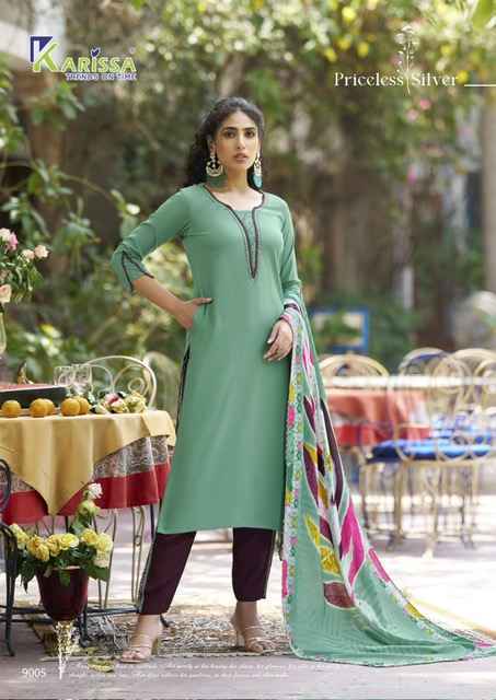 Karissa Vidisha Vol-9 Rayon Readymade Suit (6 pcs Catalogue)