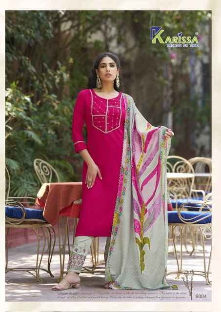 Karissa Vidisha Vol-9 Rayon Readymade Suit (6 pcs Catalogue)