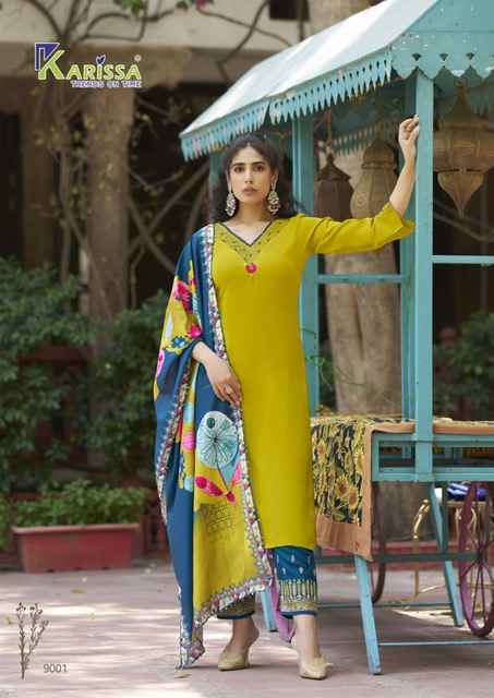 Karissa Vidisha Vol-9 Rayon Readymade Suit (6 pcs Catalogue)