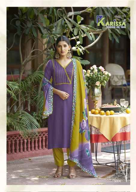 Karissa Vidisha Vol-9 Rayon Readymade Suit (6 pcs Catalogue)