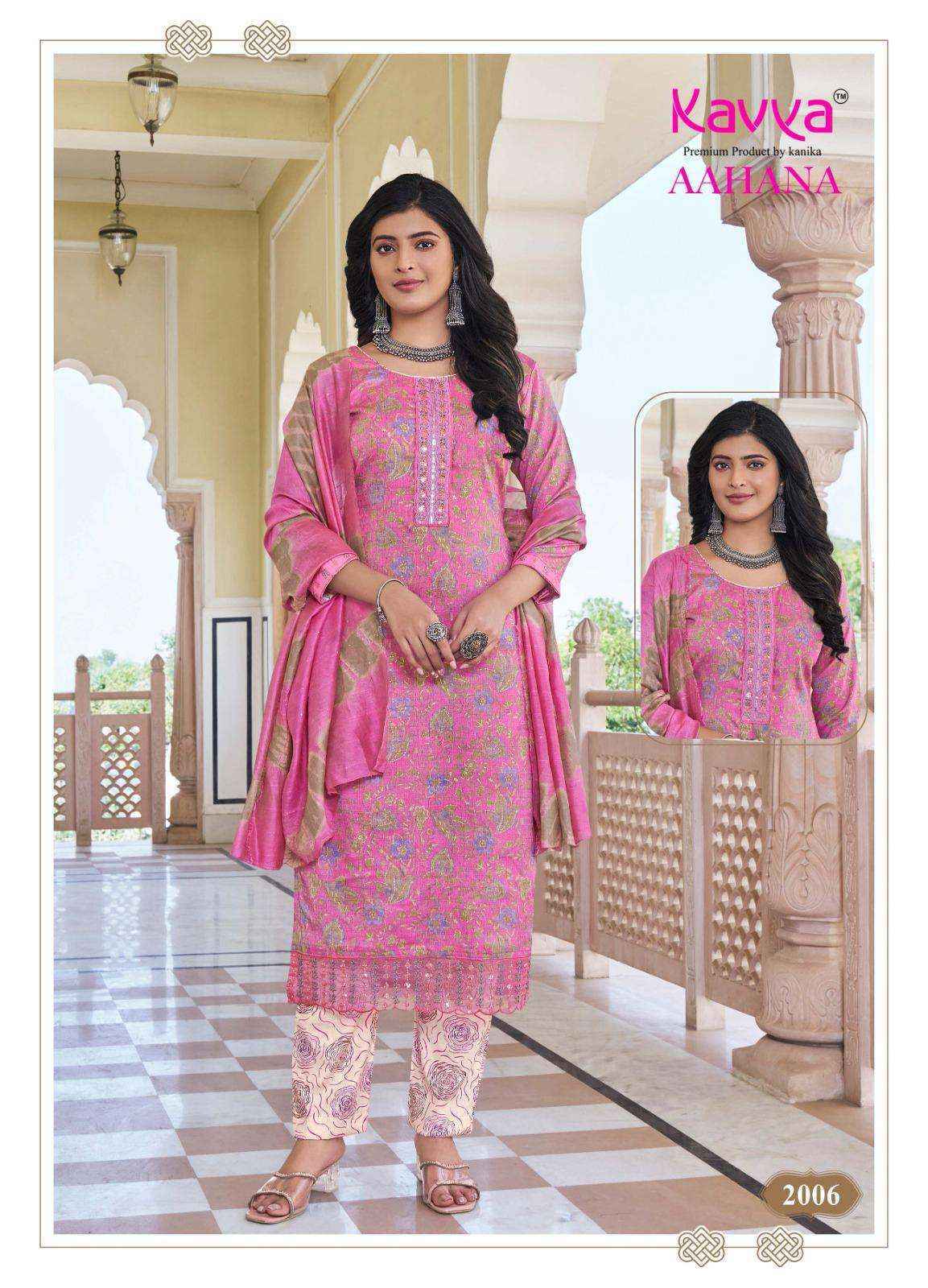 Kavya Aahana Vol 2 Capsule Kurti Combo 10 pcs Catalogue