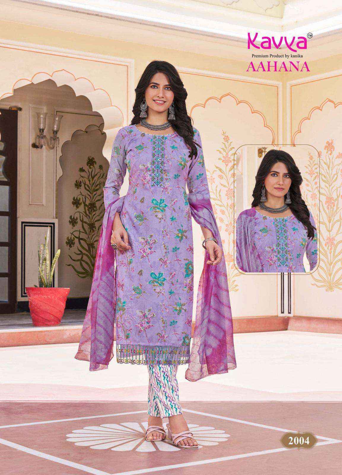 Kavya Aahana Vol 2 Capsule Kurti Combo 10 pcs Catalogue