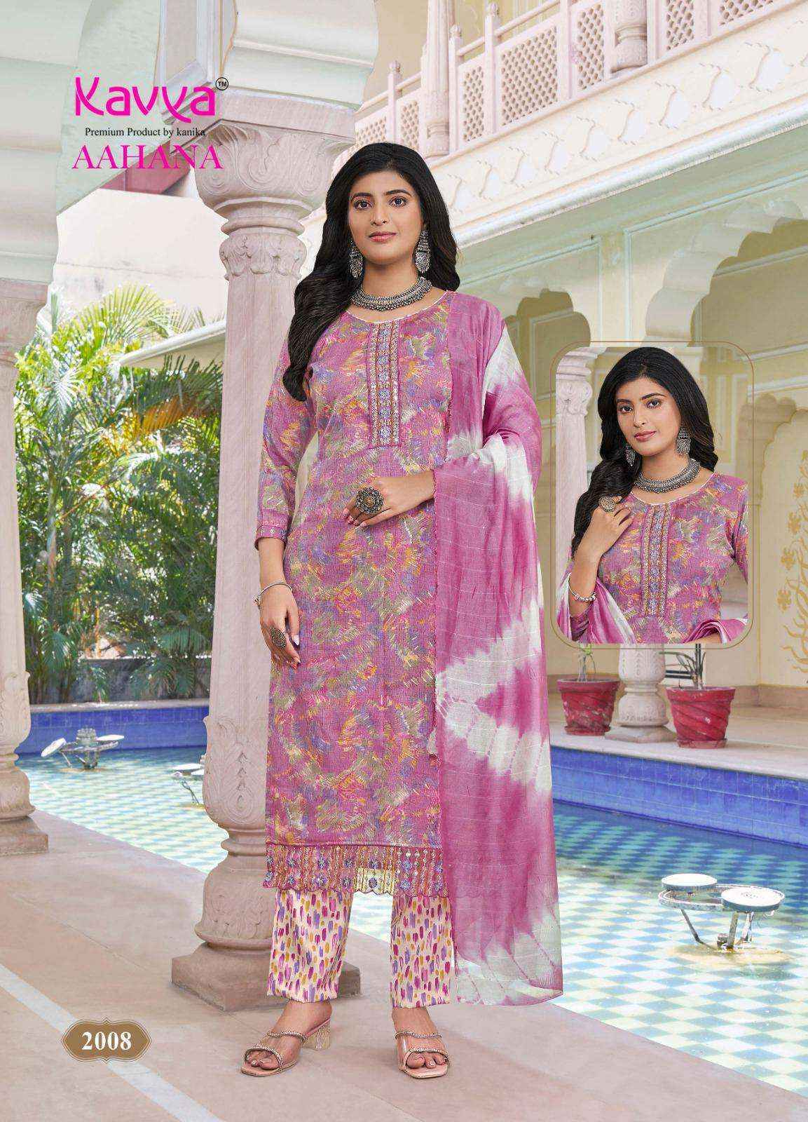 Kavya Aahana Vol 2 Capsule Kurti Combo 10 pcs Catalogue
