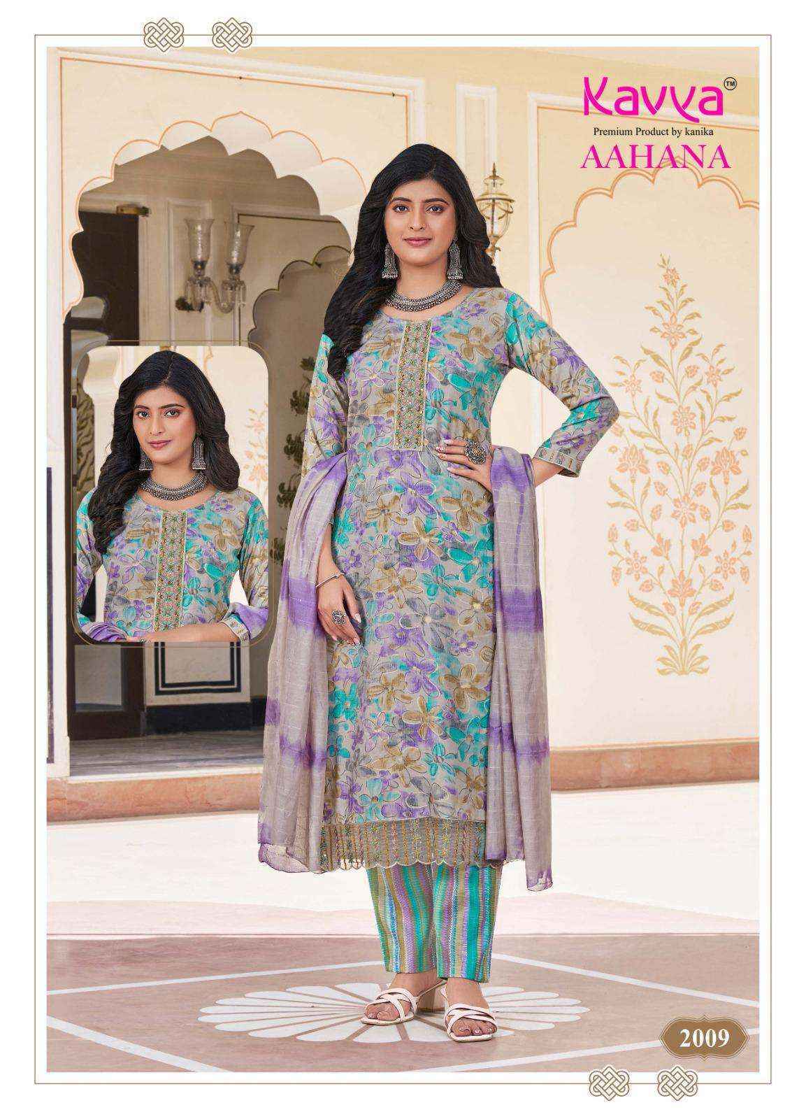 Kavya Aahana Vol 2 Capsule Kurti Combo 10 pcs Catalogue