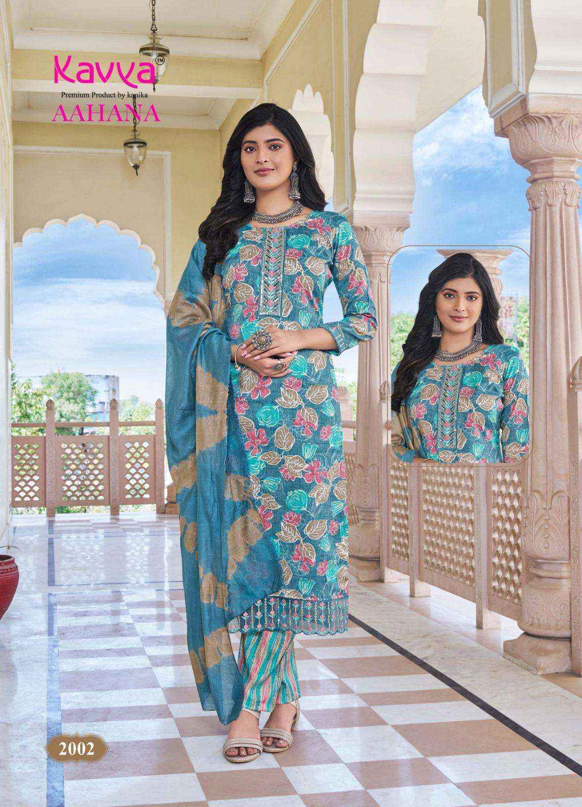 Kavya Aahana Vol 2 Capsule Kurti Combo 10 pcs Catalogue