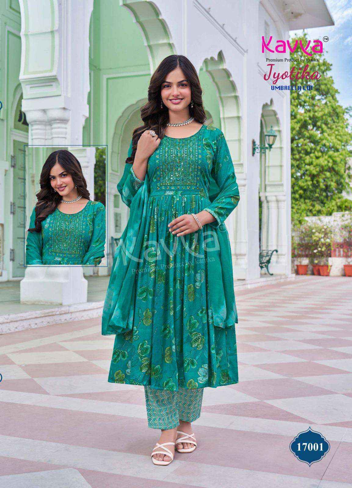 Kavya Jyotika Vol 17 Capsule Kurti Combo 10 pcs Catalogue