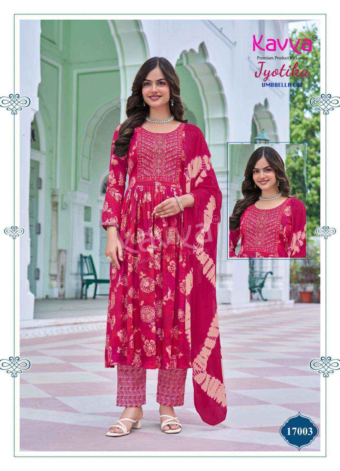 Kavya Jyotika Vol 17 Capsule Kurti Combo 10 pcs Catalogue