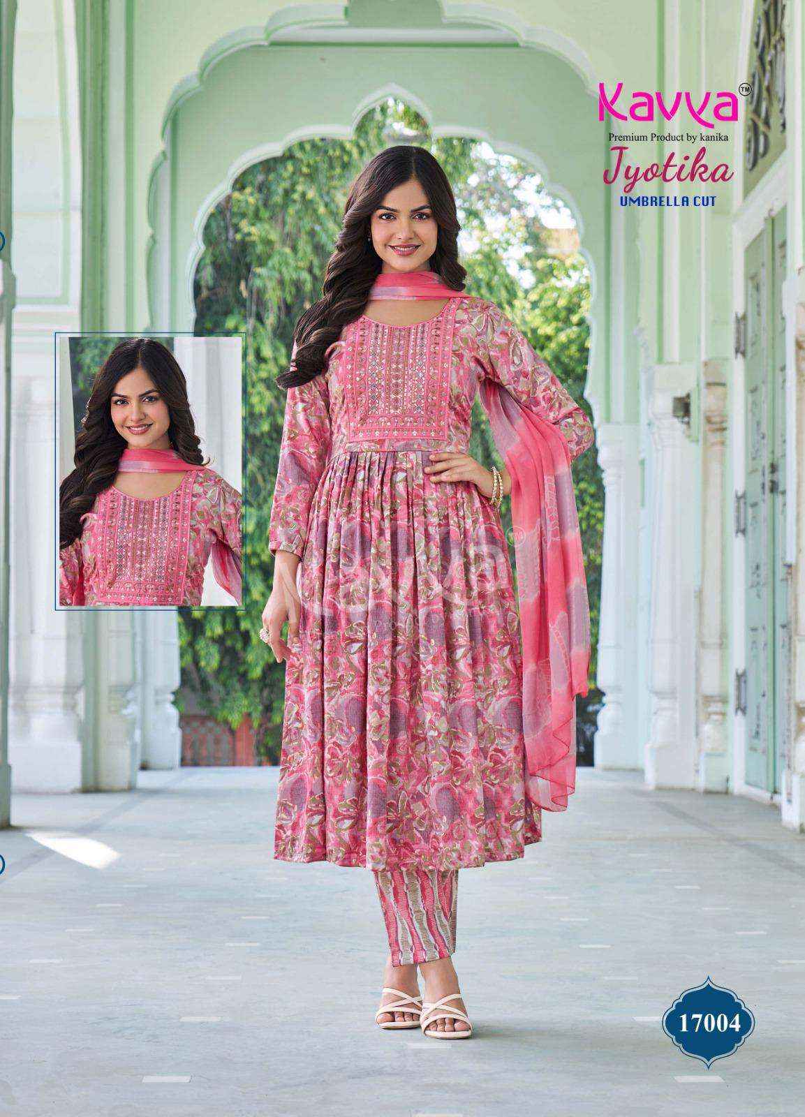 Kavya Jyotika Vol 17 Capsule Kurti Combo 10 pcs Catalogue