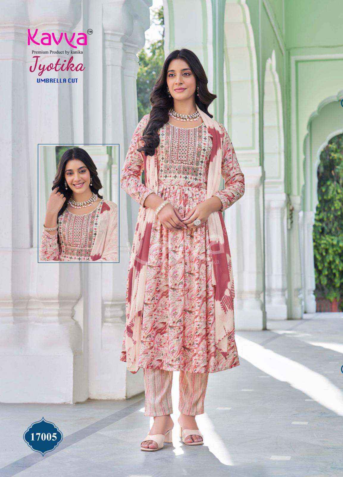 Kavya Jyotika Vol 17 Capsule Kurti Combo 10 pcs Catalogue
