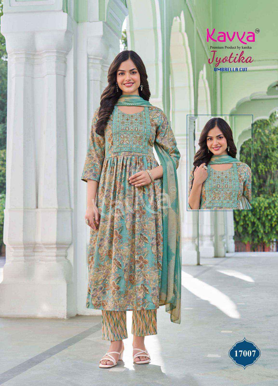 Kavya Jyotika Vol 17 Capsule Kurti Combo 10 pcs Catalogue