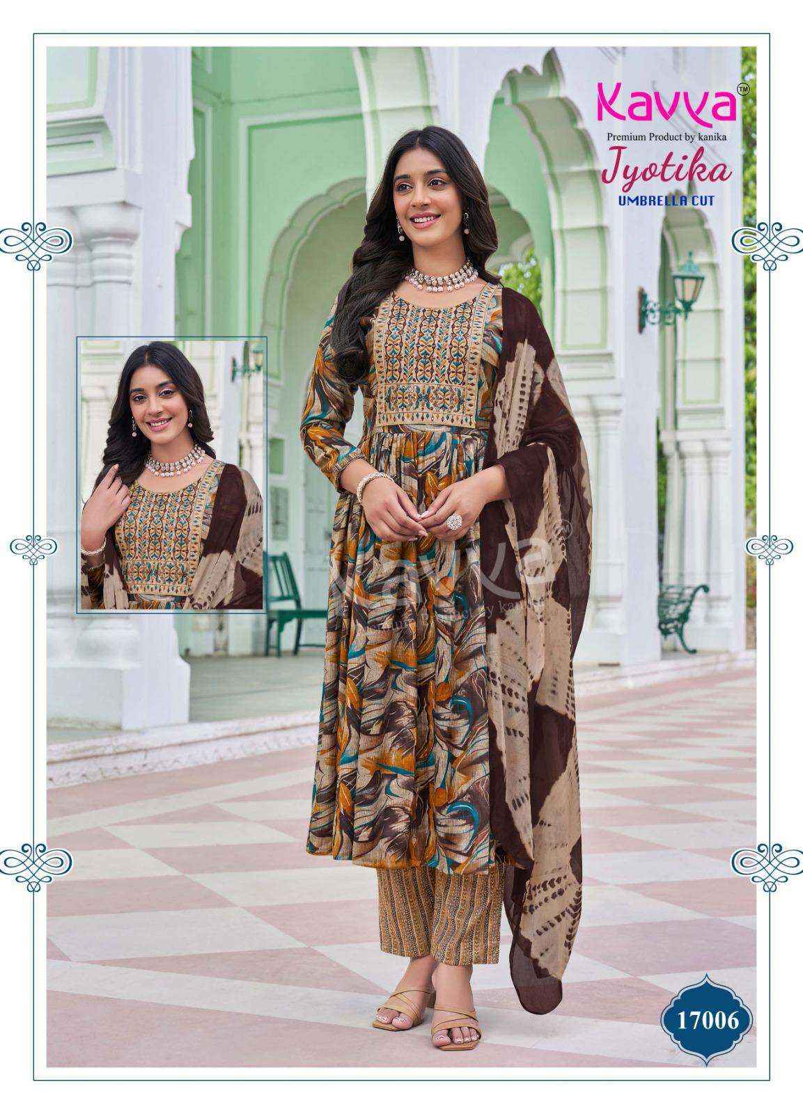 Kavya Jyotika Vol 17 Capsule Kurti Combo 10 pcs Catalogue