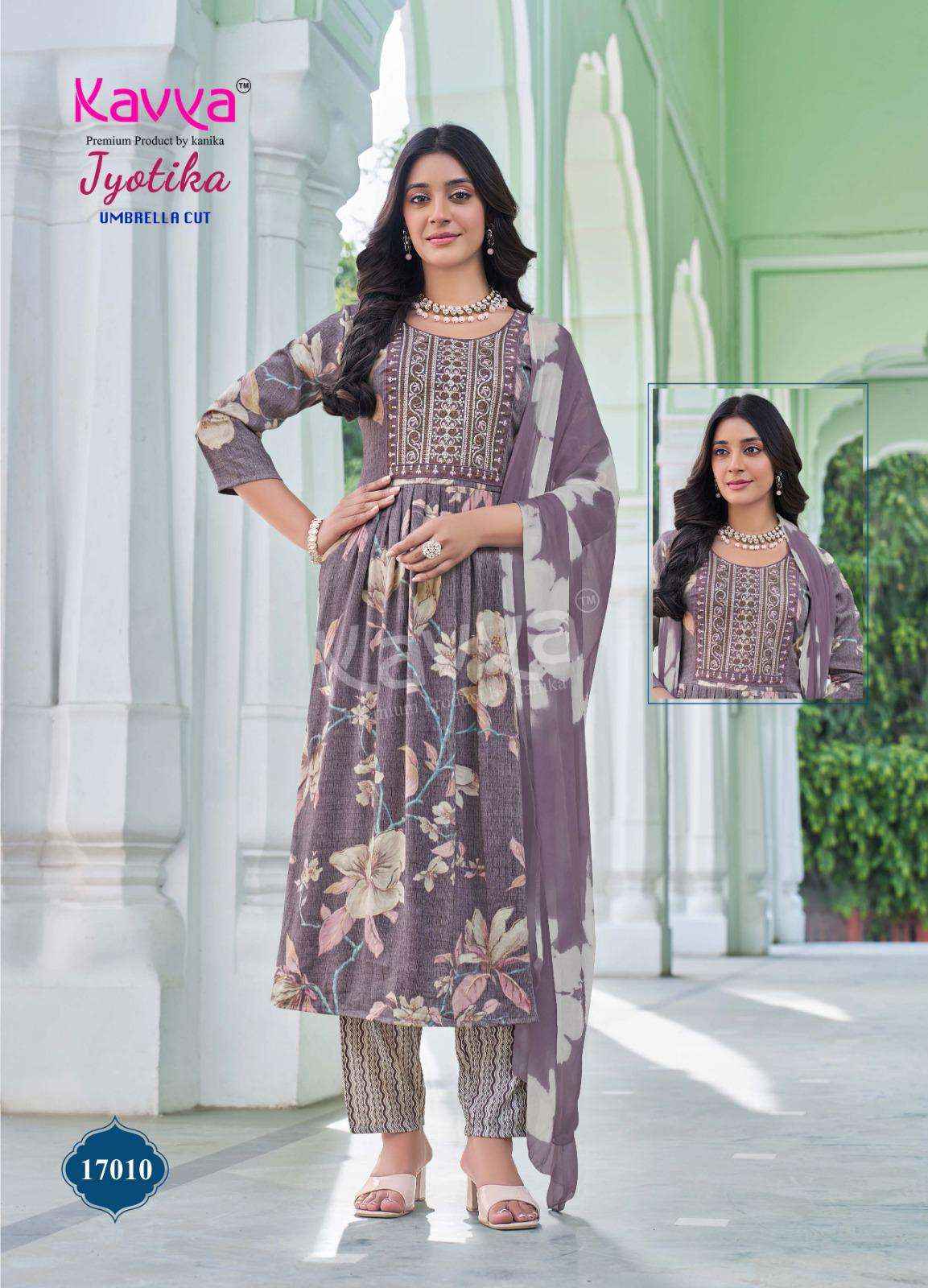 Kavya Jyotika Vol 17 Capsule Kurti Combo 10 pcs Catalogue