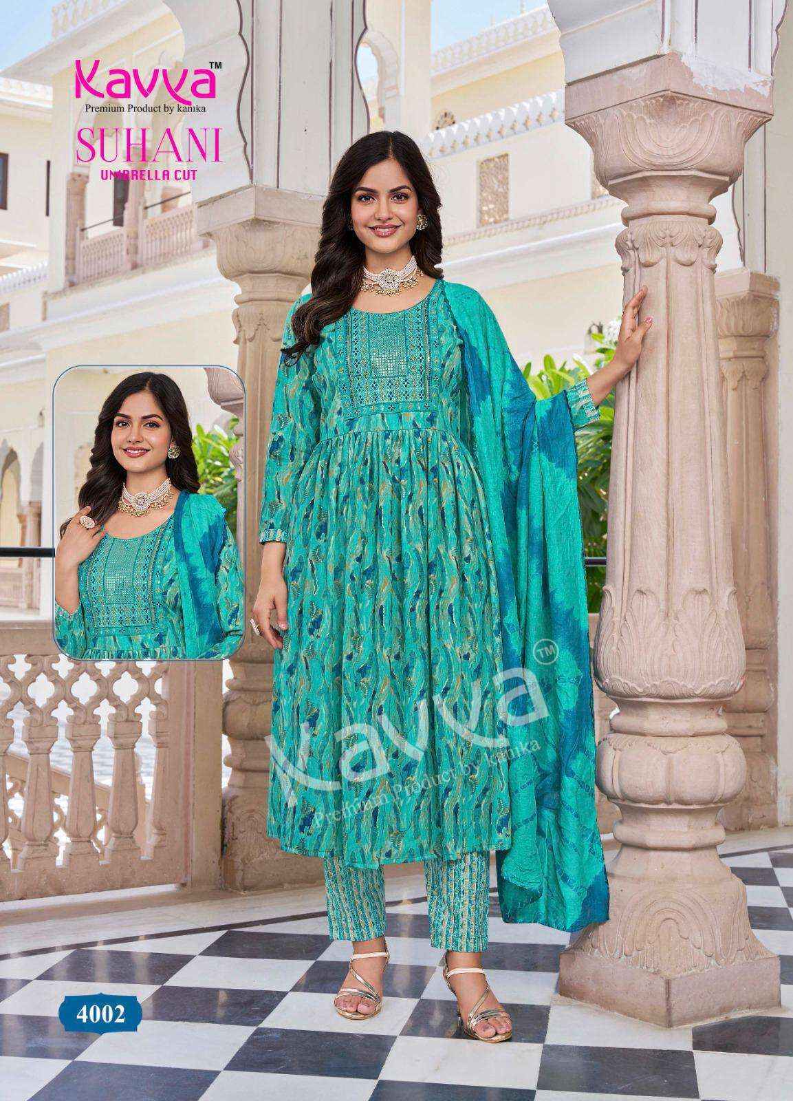 Kavya Suhani Vol-4 Viscose Readymade Suit (10 pcs Catalogue)