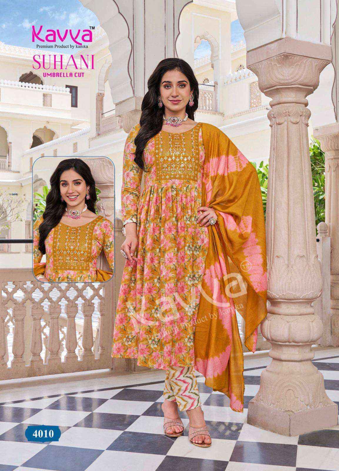Kavya Suhani Vol-4 Viscose Readymade Suit (10 pcs Catalogue)