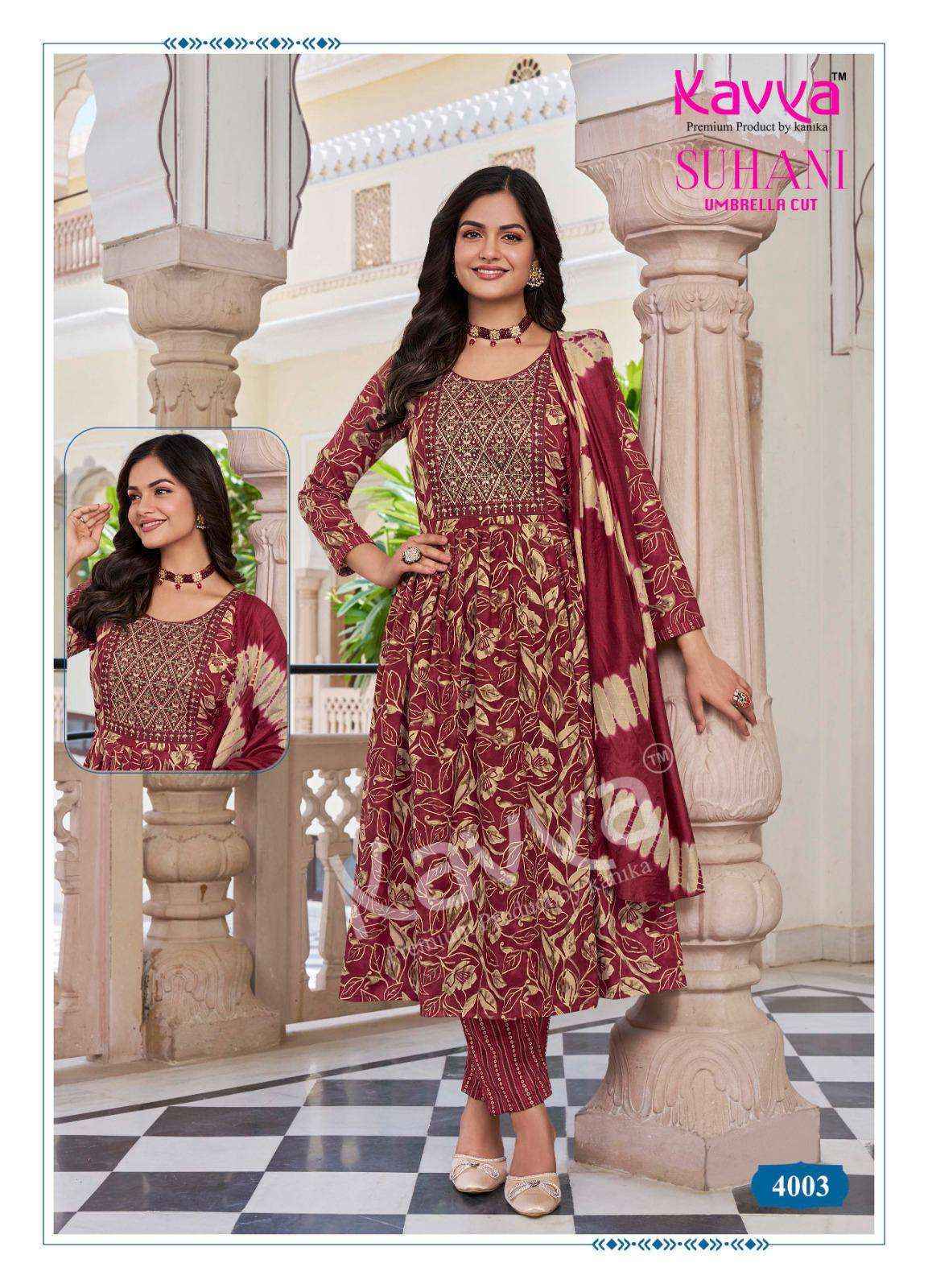 Kavya Suhani Vol-4 Viscose Readymade Suit (10 pcs Catalogue)