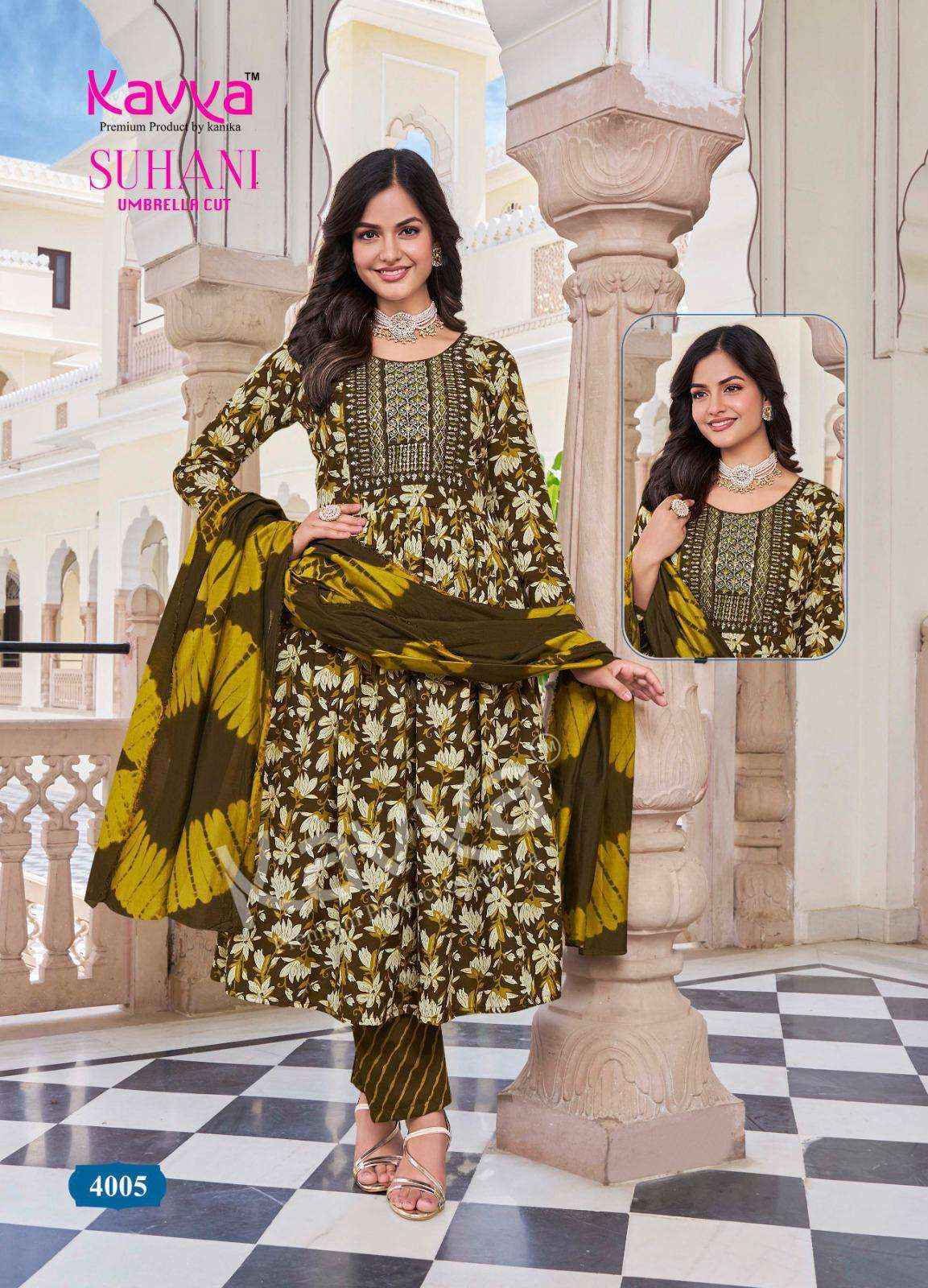 Kavya Suhani Vol-4 Viscose Readymade Suit (10 pcs Catalogue)