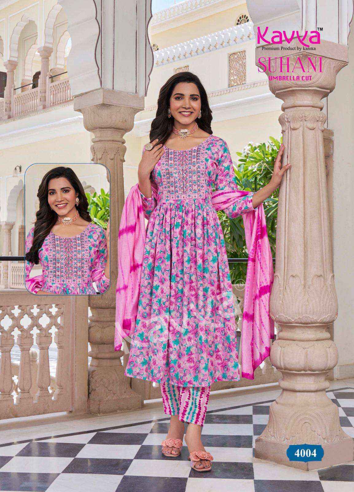 Kavya Suhani Vol-4 Viscose Readymade Suit (10 pcs Catalogue)