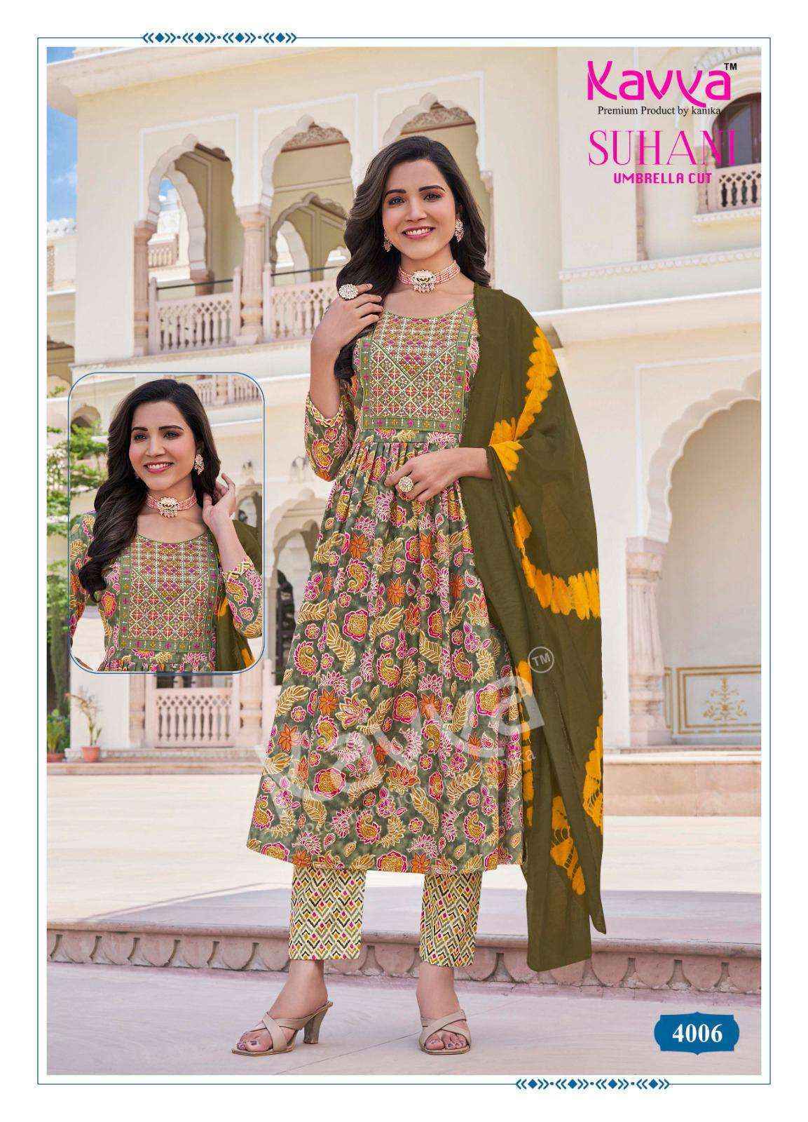 Kavya Suhani Vol-4 Viscose Readymade Suit (10 pcs Catalogue)