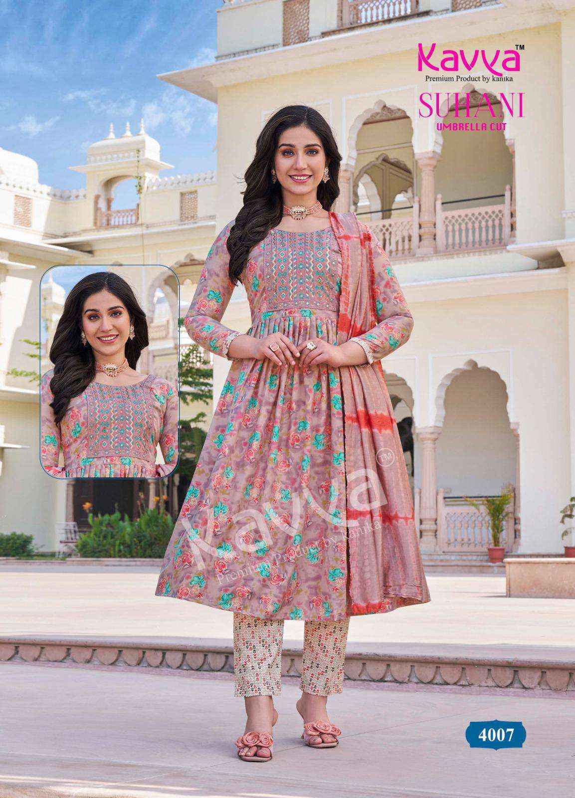 Kavya Suhani Vol-4 Viscose Readymade Suit (10 pcs Catalogue)