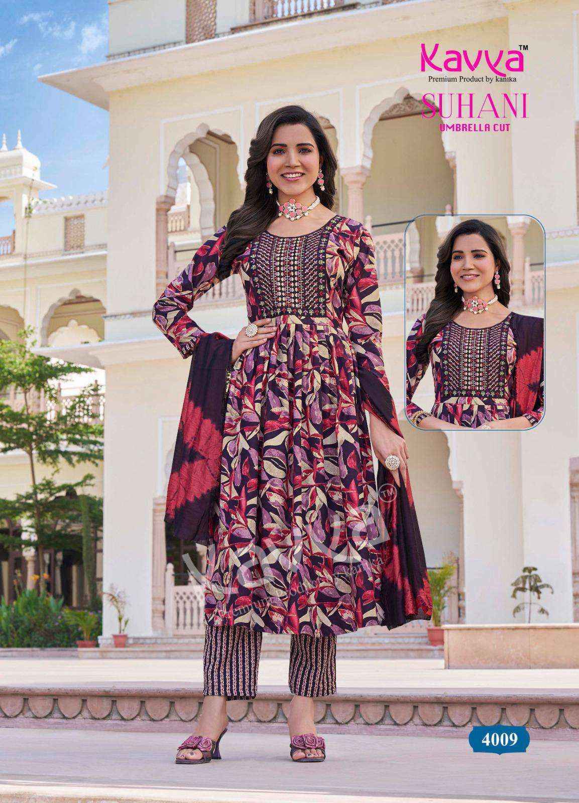 Kavya Suhani Vol-4 Viscose Readymade Suit (10 pcs Catalogue)