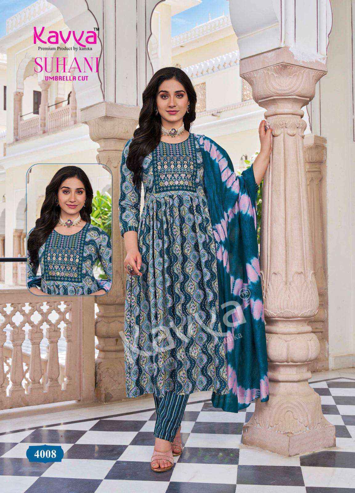 Kavya Suhani Vol-4 Viscose Readymade Suit (10 pcs Catalogue)