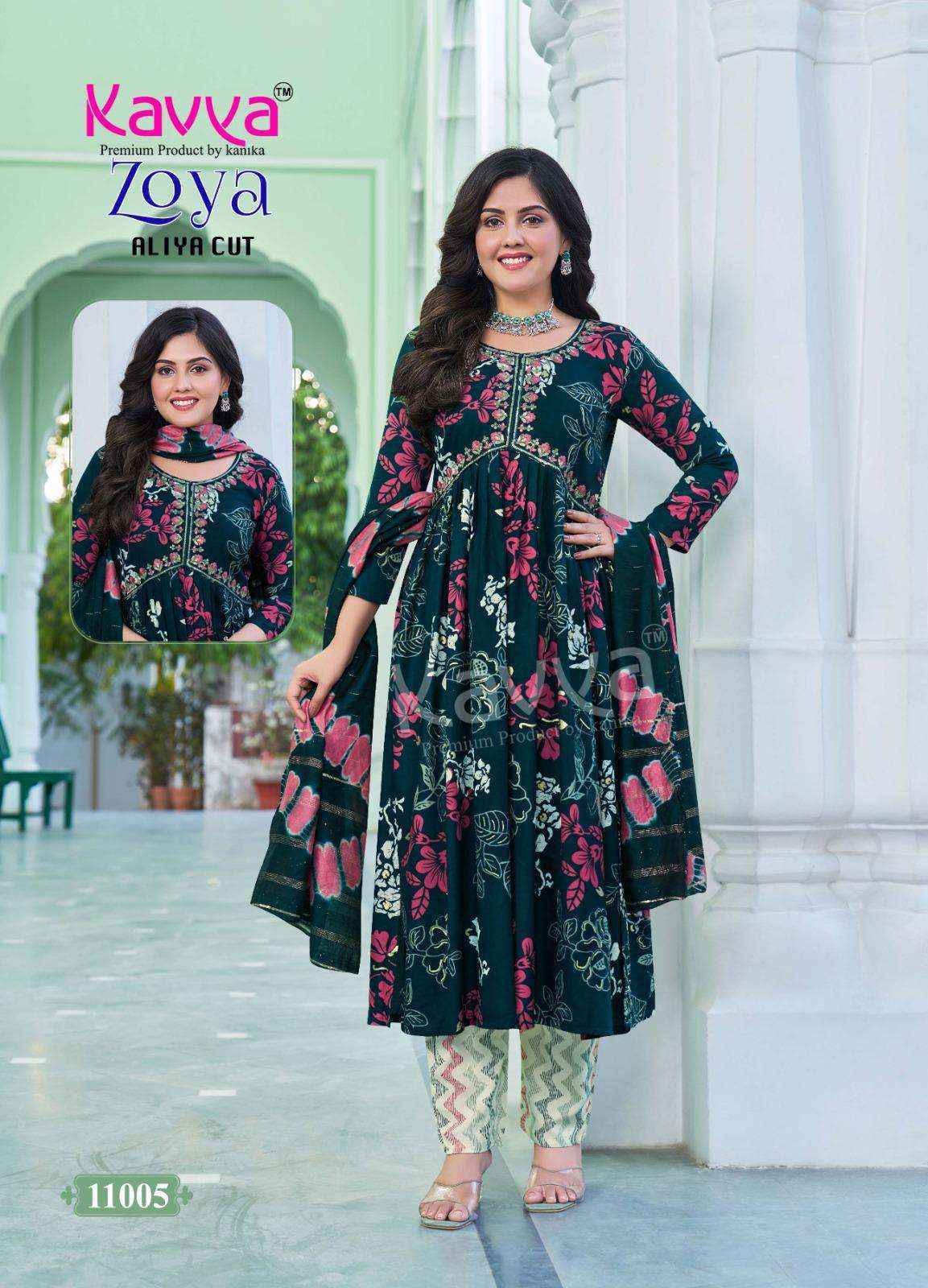 Kavya Zoya Vol-11 Rayon Readymade Suit (10 pcs Catalogue)